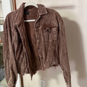 Vici Brown Corduroy Jacket